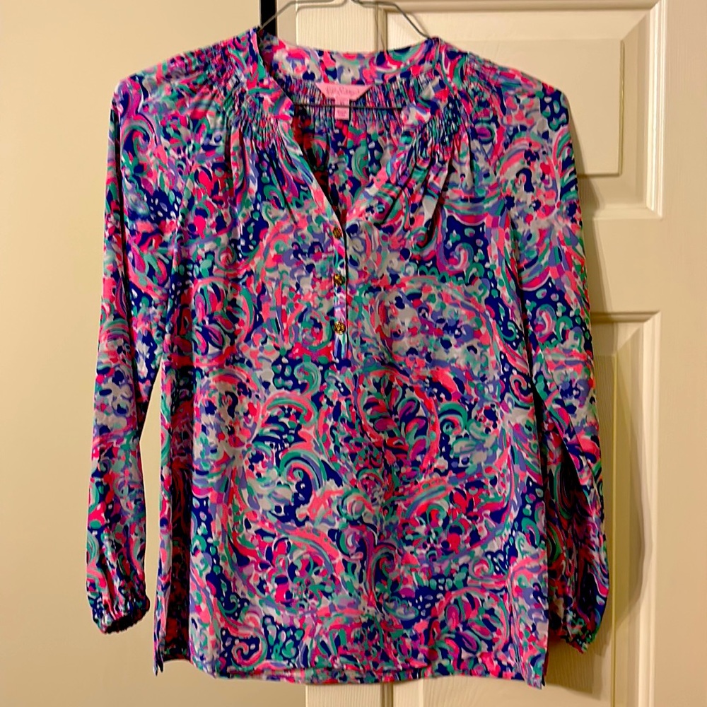Lilly Pulitzer Elsa Silk Top
